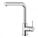 Mitigeur évier à bec haut orientable avec douchette