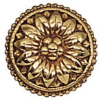 Bouton bronze Louis XVI