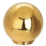Bouton boule laiton