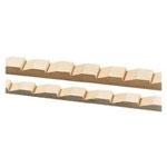 Crémaillère bois hêtre - 18 x 18 mm