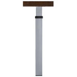 Pied télescopique carré - 80 x 80 mm