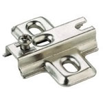 Embase cruciforme en acier - Pour charnière Basic 