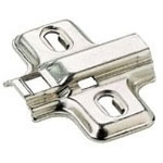 Embase cruciforme épaisseur 0 - Pour charnière Basic ST