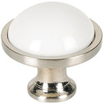 Bouton porcelaine rond
