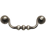 Poignée tombante zamac avec rosaces