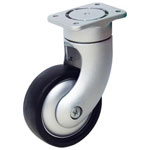 Roulette pivotante sur platine