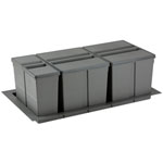 Poubelle sélective pour caisson de 900mm