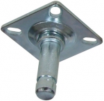 Fixations pour roulette Ø30