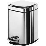 Poubelle rectangulaire Soft Close à pédale - 3 L 