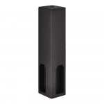 Support d'angle sous tablette pour tube de penderie rectangulaire