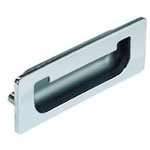 Poignée métal avec cuvette plastique