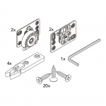 Garniture complète Miniroll 15