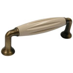 Poignée porcelaine/zamac