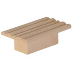 Poignée bois cannelé