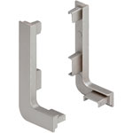 Cache d\'extrémité simple retour