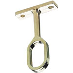 Piton sur platine pour tube ovale