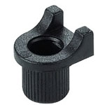 Butée pour portes battantes en verre