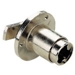 Serrure ronde à poussoir