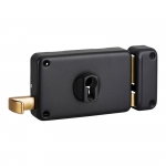 Serrure horizontale à tirage