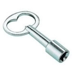 Clé femelle EDF en acier