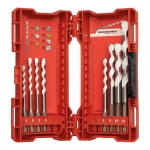 Coffret 8 forets multi matériaux Ø 4 à 12mm