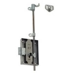 Serrure encloisonnée espagnolette