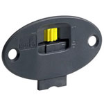 Pièce de coulissage à visser pour montage porte mixte