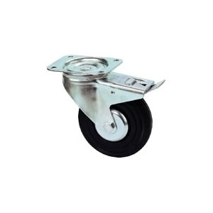 Roulette pivotante à frein