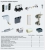 Kit complet pour 1 porte pliante à 4 vantaux WING 77 - HETTICH