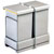 Poubelle coulissante à ouverture automatique - 2 bacs - 28 L - GOLLINUCCI
