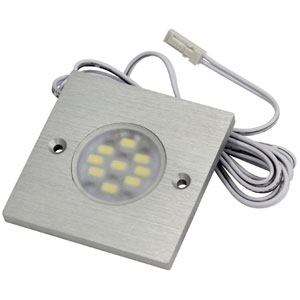Spot LED carré extra-plat - 9 LED - 12 V - 3 W