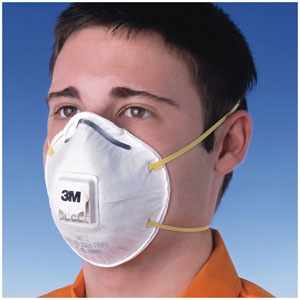 Masque respiratoire anti poussière à usage court haute performance