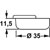 Charnière invisible - 110° - EA 45 - Basic ST - TITUS