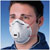 Masque respiratoire anti poussière à usage court haute performance - 3M  
